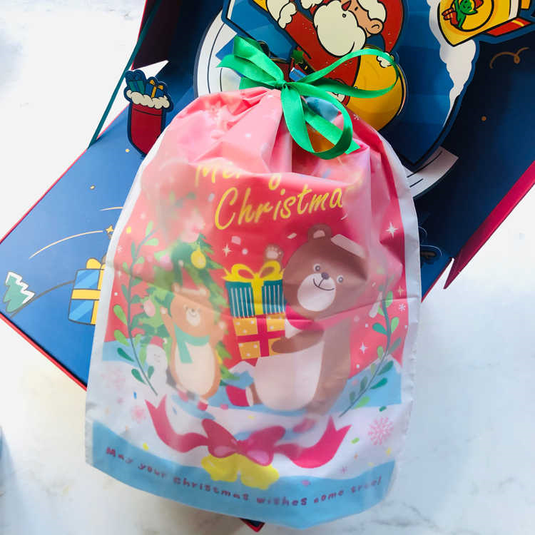 Japanese Style Christmas Drawstring Bear Bag - Image 7