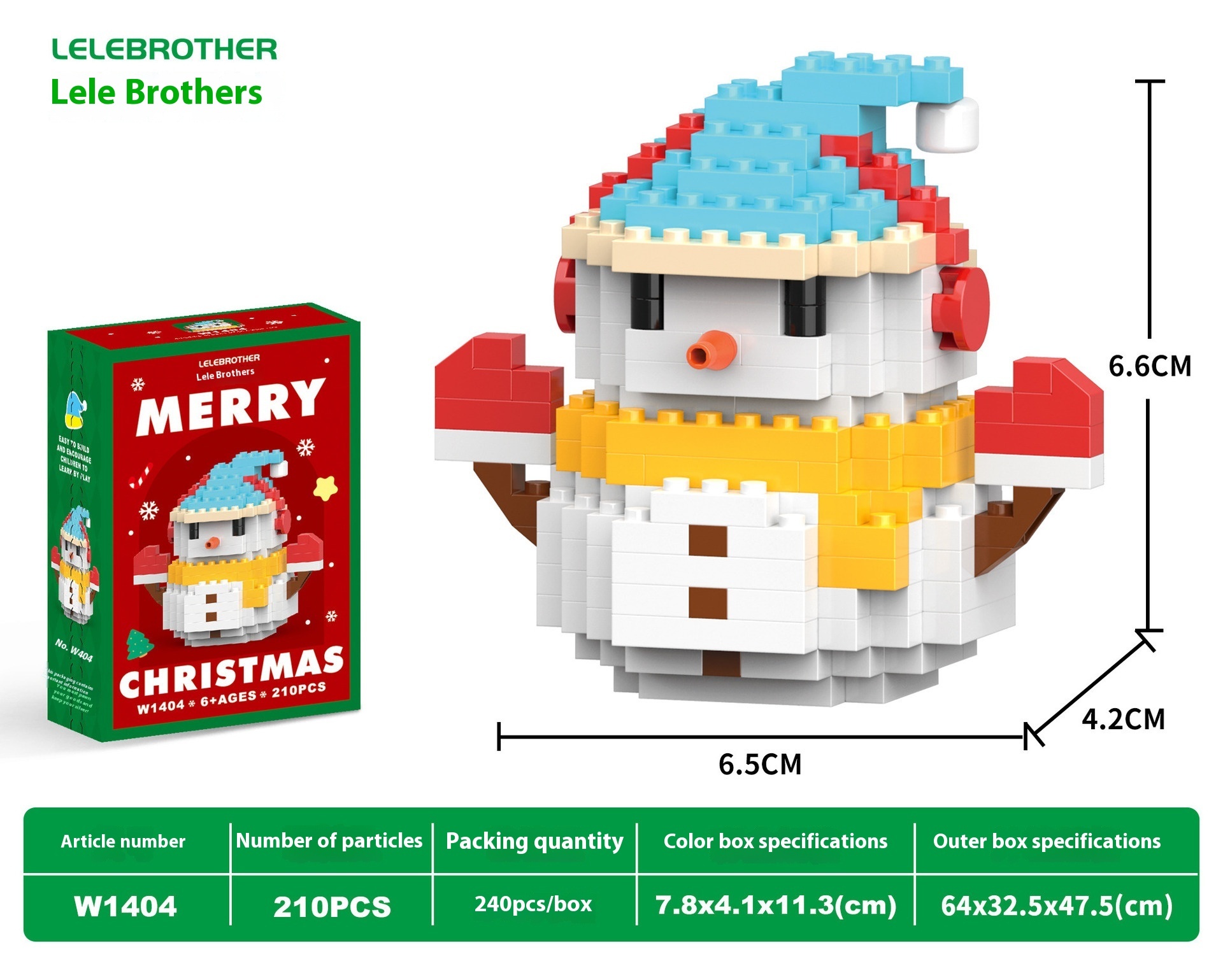 Christmas Day Series Snowman Assembly Blocks - Image 10