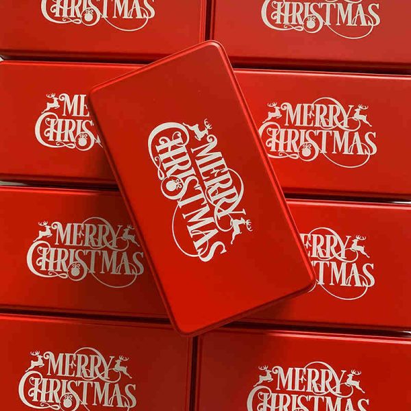 Christmas Cookies Packaging Tin Baking Gift Box - Image 2