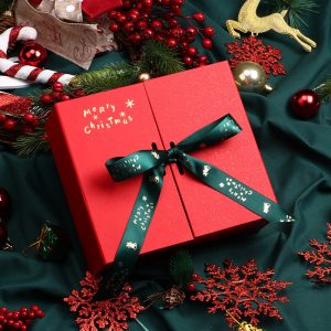 Christmas Double-door Bow Gift Box Packing Box Large