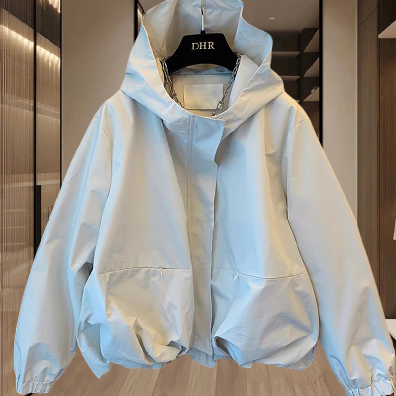 All-matching Bud Leisure Windproof Coat For Women 1 All-matching Bud Leisure Windproof Coat For Women