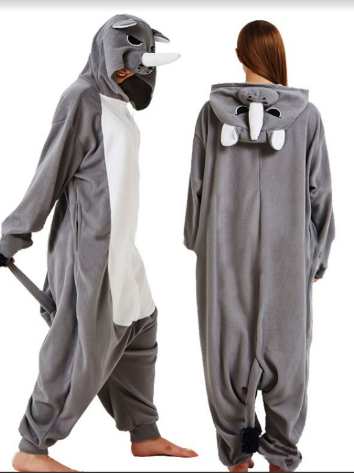 Adult Women's Polyester Pajamas Polar Fleece Pajamas - Image 2