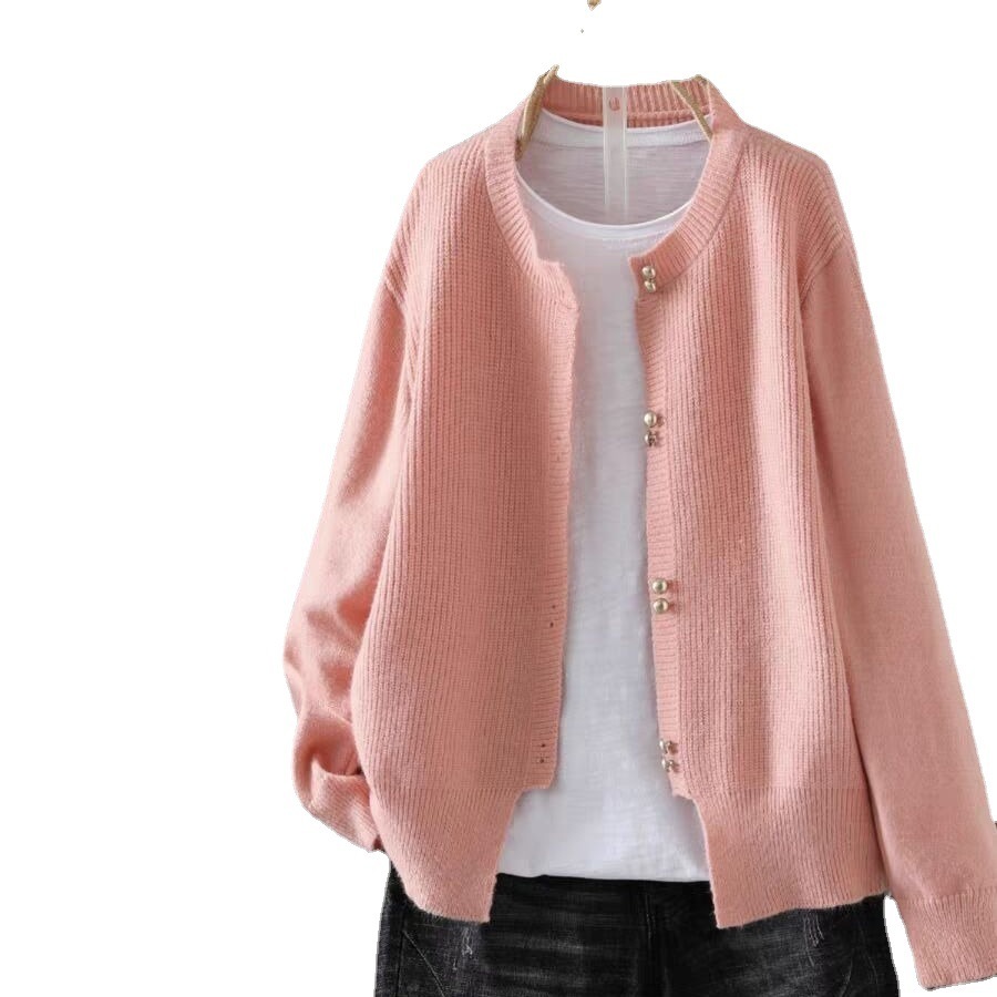 Women's Knitted Cardigan Classic Style Autumn New Loose Slimming And All-matching Soft Glutinous 4 Women's Knitted Cardigan Classic Style Autumn New Loose Slimming And All-matching Soft Glutinous - Image 4