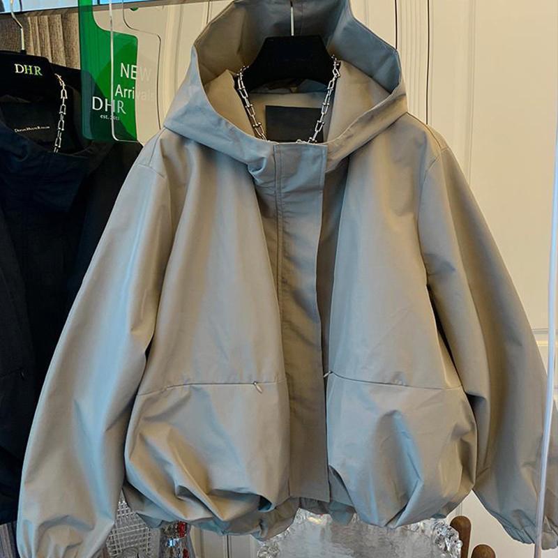 All-matching Bud Leisure Windproof Coat For Women 3 All-matching Bud Leisure Windproof Coat For Women - Image 3